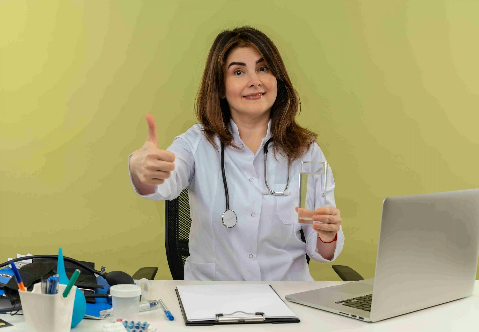 https://strapiassetsprod.s3.amazonaws.com/pleased_middle_aged_female_doctor_wearing_medical_robe_with_stethoscope_sitting_desk_work_laptop_with_medical_tools_holding_glass_water_her_thumb_up_green_wall_with_copy_space_11zon_7917fa8cb6.webp