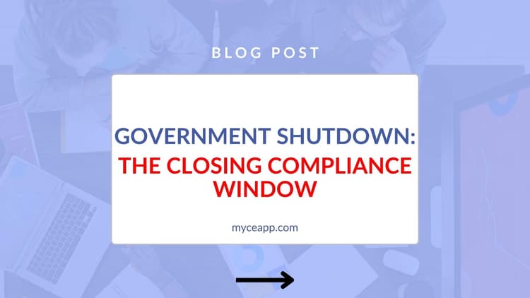Government Shutdown: The Closing Compliance Window